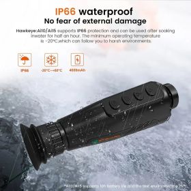 GTGUARD AI15 Thermal Monocular - 384×288 HD AMOLED, 8X Zoom, WiFi Hotspot & USB-C Rechargeable, Infrared Scope for Hunting/Outdoor (Model: AI-15)