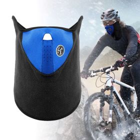 Half Face Mask Breathable Windproof Dustproof for Winter Sports (Type: Sports Accessories, Color: Blue)