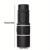 Compact 8x42mm Binocular Telescope – Ultra-Portable Design for Campers, Hikers & Bird Enthusiasts (Black)