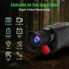 Professional Night Vision Monocular - 1000m Long-Range Infrared with 32GB Storage, Includes Tripod & Carrying Bag for Outdoor Adventures