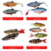 Paddle Tail Swimbait with jig Hook,Fishing Lures for Bass Trout Swimbaits,Soft Fishing Lures jig Heads,Slow Sinking Bait for Freshwater Saltwater